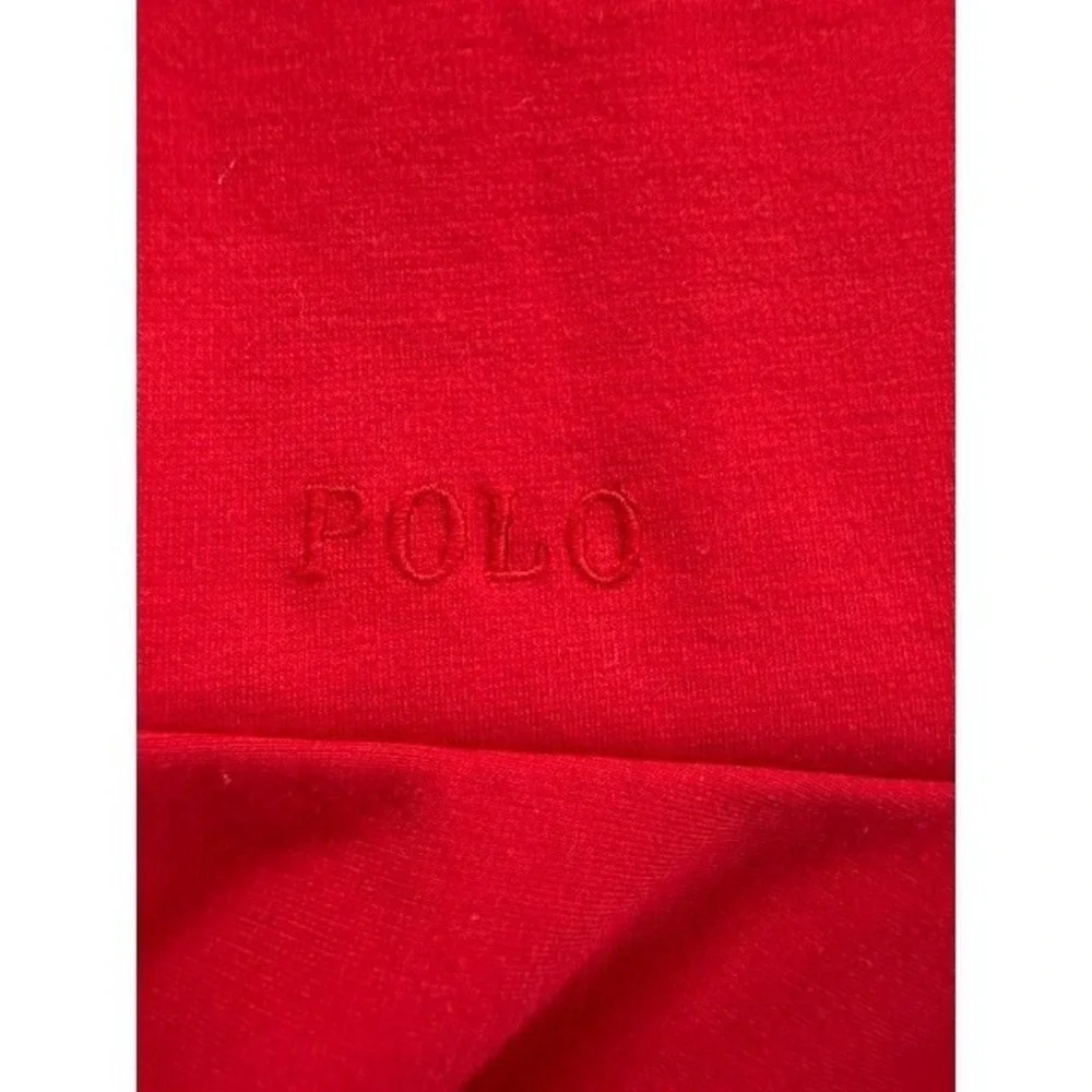 Polo‎ Ralph Lauren Girls Red Ruffle Sleeve Dress Size 10